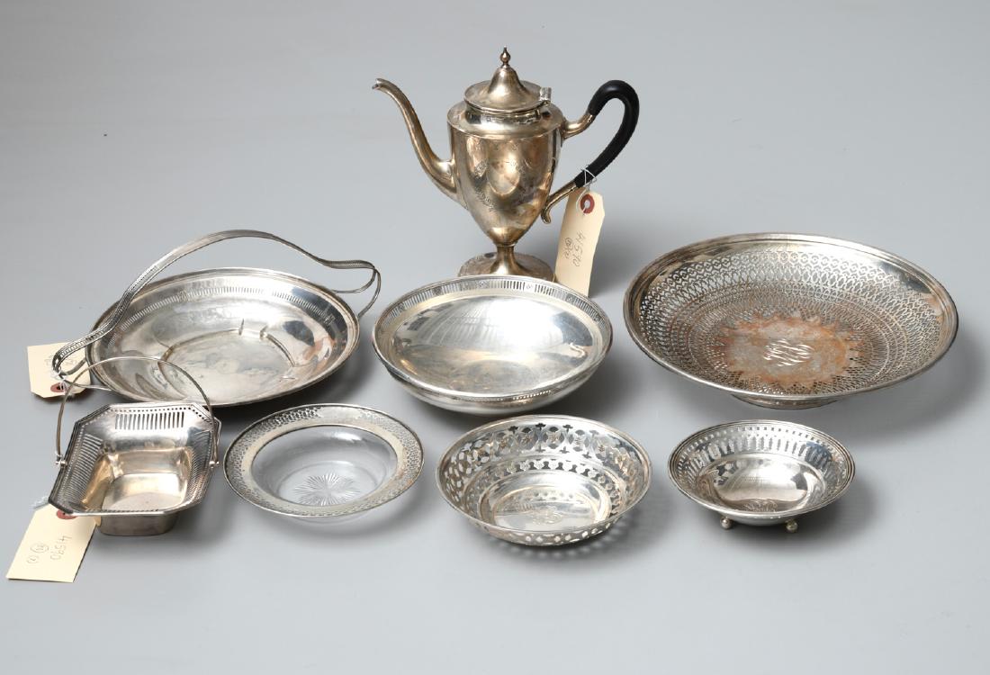 Group (8) sterling silver tablewares (1 of 10)