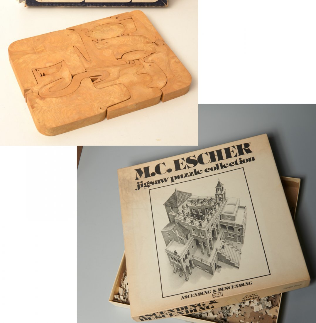 Enzo Mari "16 Animali" & M.C. Escher puzzles (1 of 7)