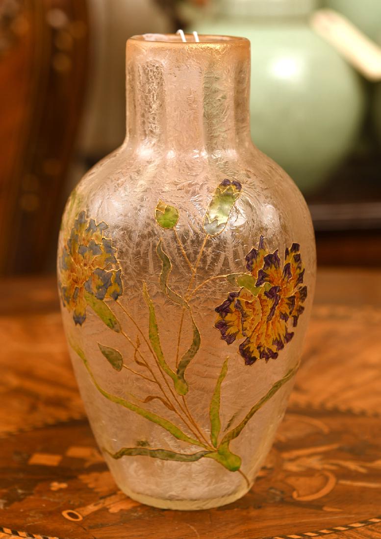 Cristallerie de Pantin cameo glass vase (1 of 6)