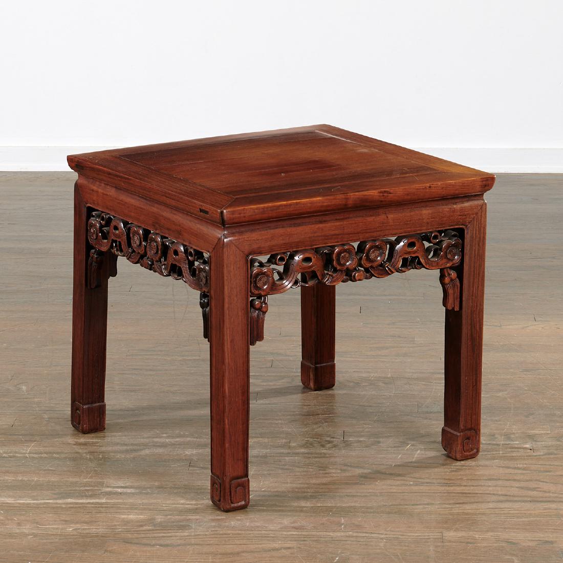 Chinese hardwood low table (1 of 7)