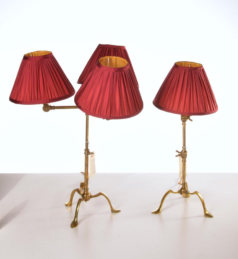 (2) Aesthetic brass table lamps (1 of 7)