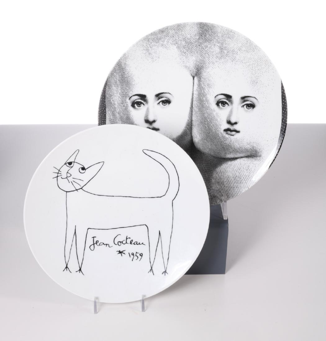 (2) Collectors plates, Fornasetti and Jean Cocteau (1 of 10)