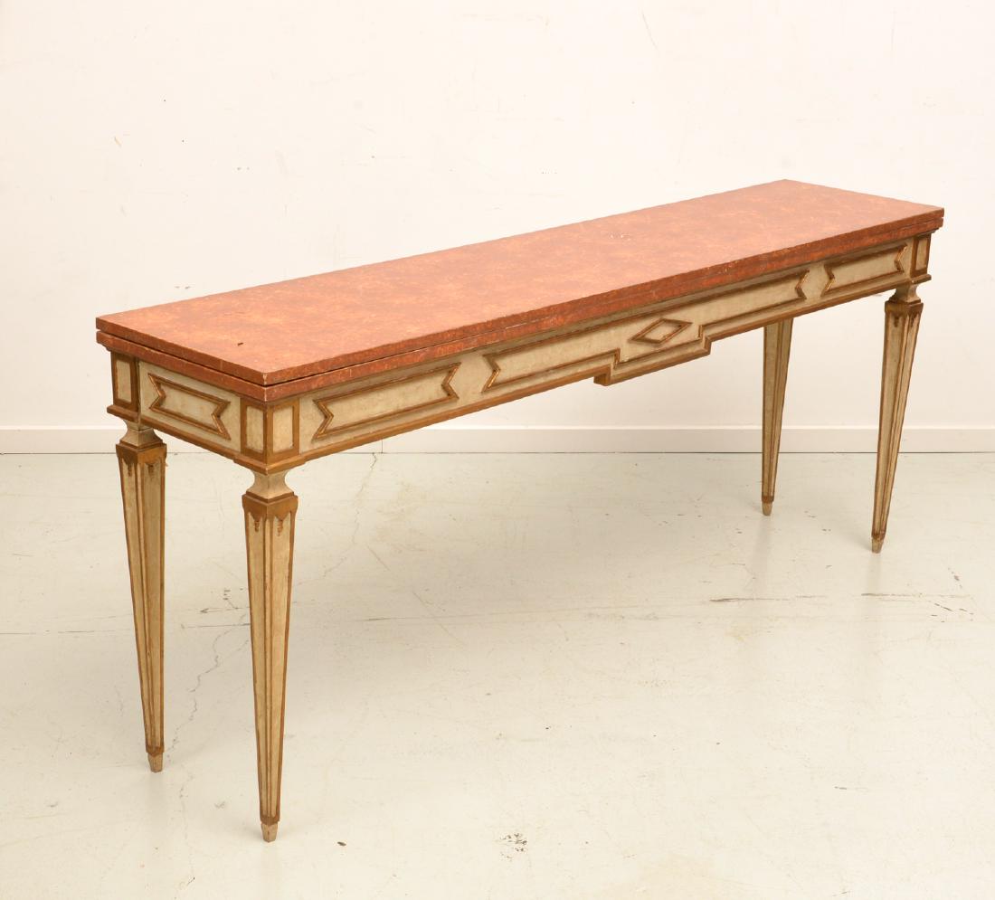 Italian Neoclassical style console table (1 of 8)
