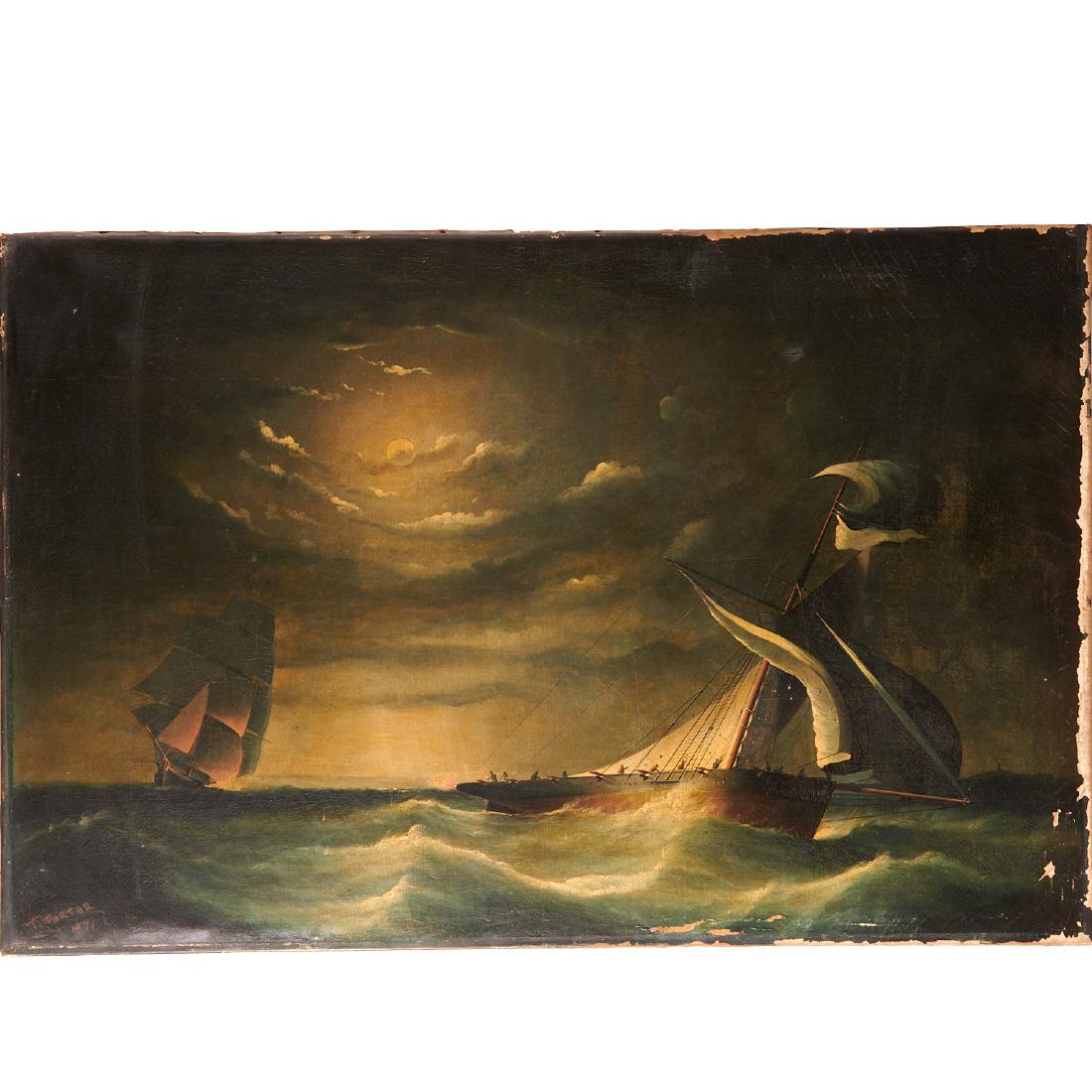 British School, nautical painting (1 of 7)
