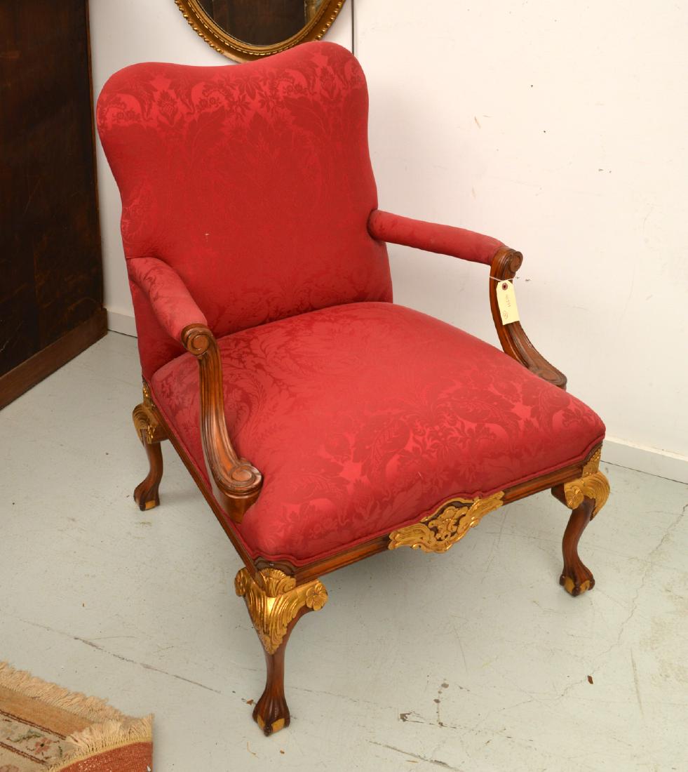 Nice Chippendale style library chair (1 of 5)