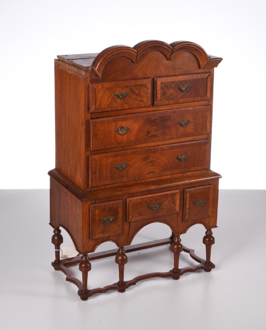 William & Mary style miniature high chest (1 of 10)