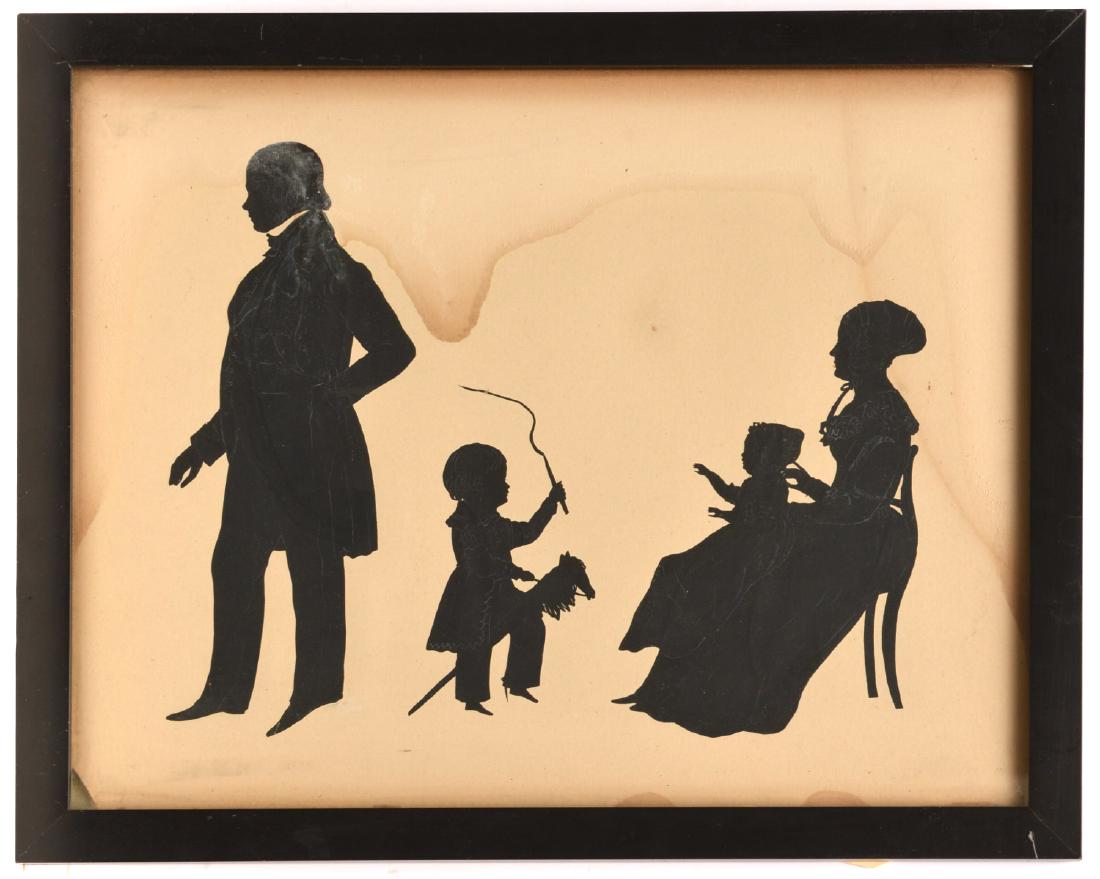 Antique American silhouette family portrait (1 of 10)