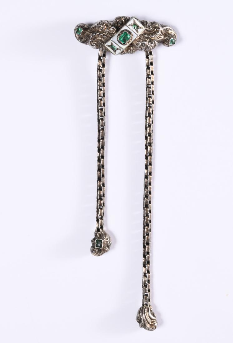 Adapted Victorian silver brooch (1 of 7)