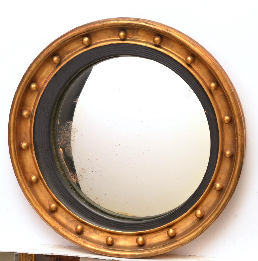 Regency giltwood bullseye mirror (1 of 5)