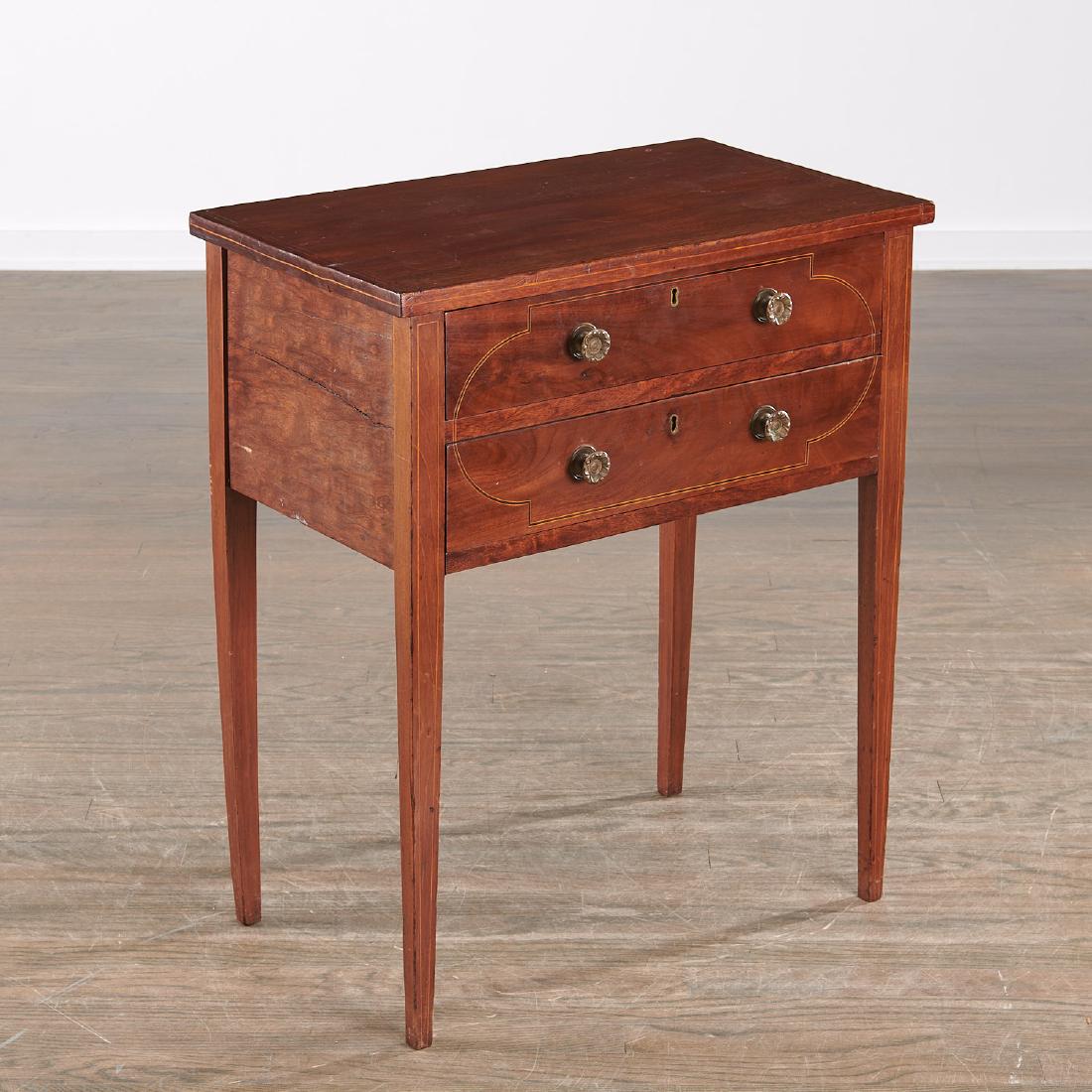 American Federal mahogany side table (1 of 8)