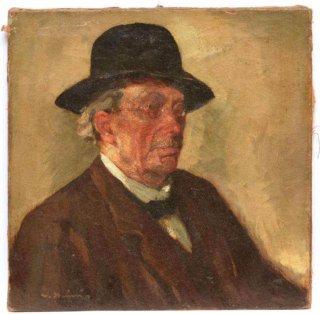 Continental School, portrait painting (1 of 8)