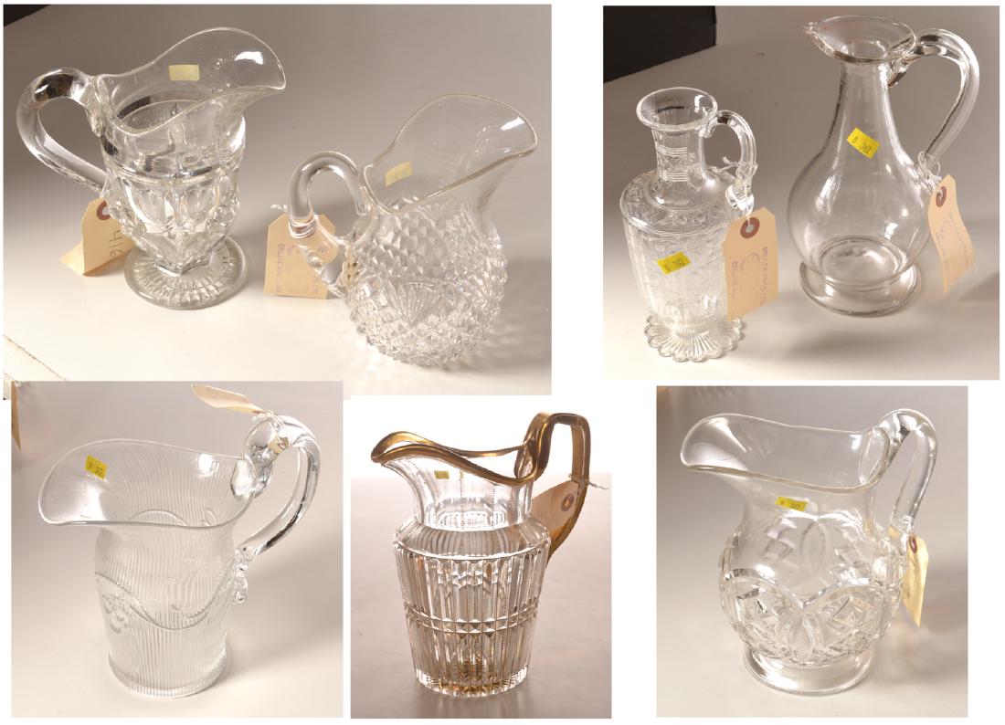 Group collectible glass pitchers (1 of 8)
