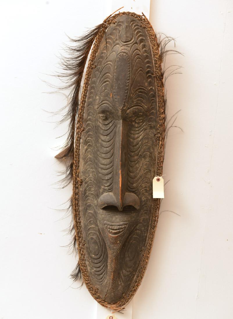 Large Upper Sepik River mask or shield (1 of 7)
