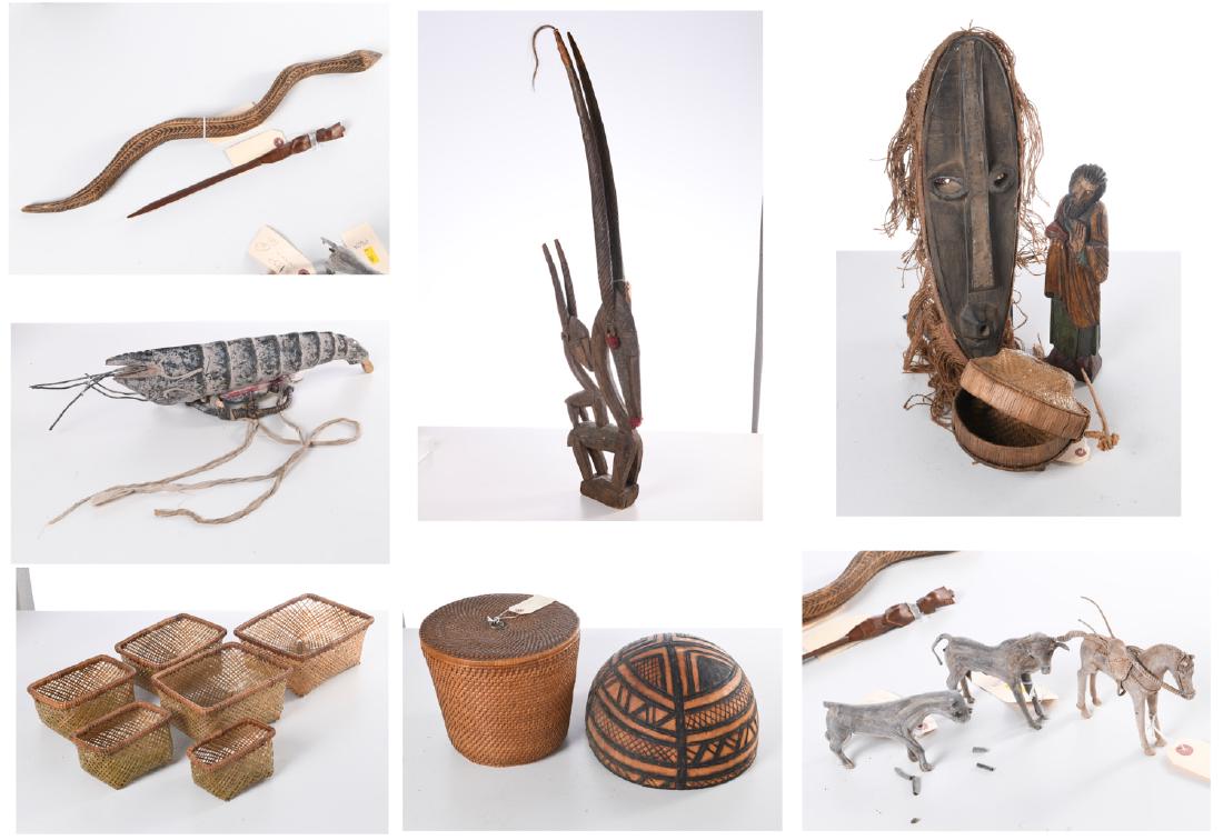 Large group Tribal and Ethnographic objects (1 of 10)