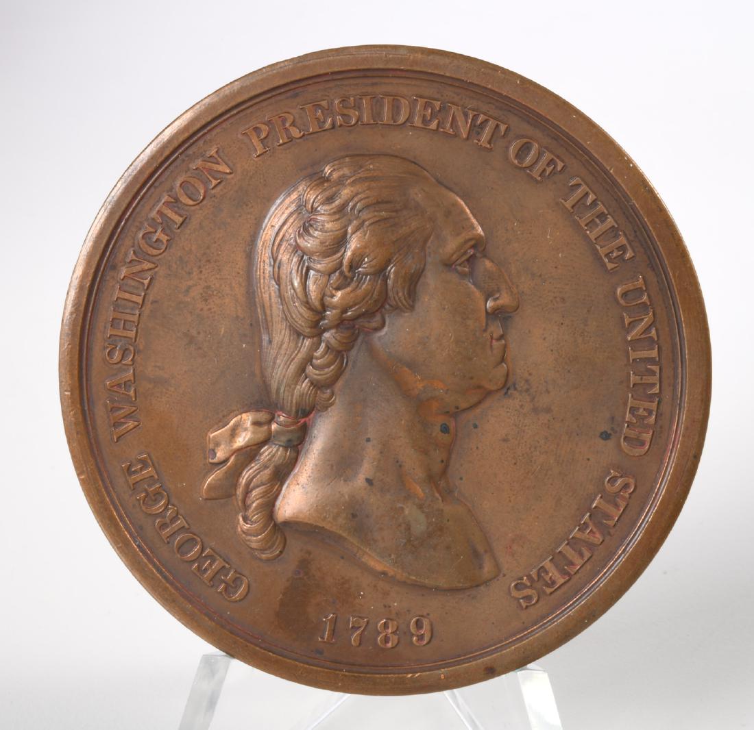 1789 Washington Indian Peace Medal, bronze (1 of 6)