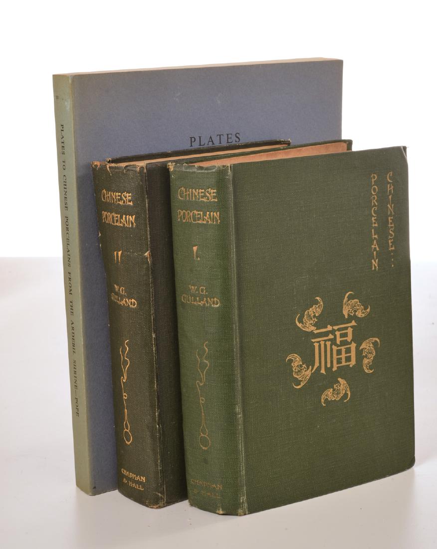BOOKS: (3) Vols Chinese Porcelain, Gulland, Pope (1 of 8)