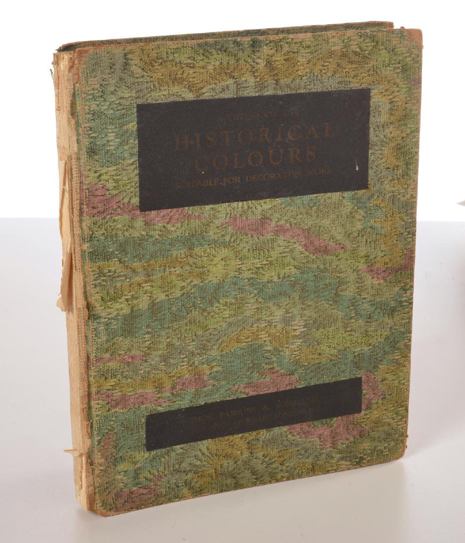 BOOKS: Historical Colours 1934 paint samples (1 of 8)