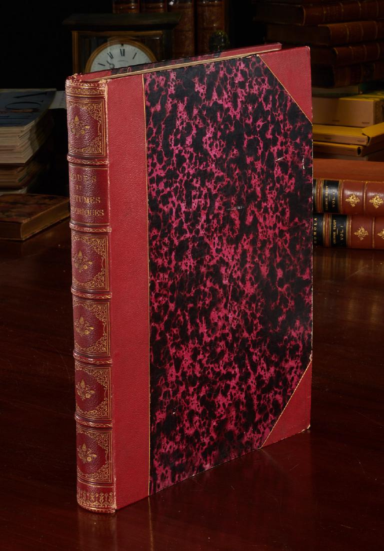 BOOKS: 1864 Costumes Historique 96 color plates: BOOKS: 1864 Costumes Historique 96 color plates, Modes et Costumes Historiques. Dessines et Graves par Pauquet Freres d'apres les Meilleurs Maitres de Chaque Epoque et les Documents les Plus Authentiq
