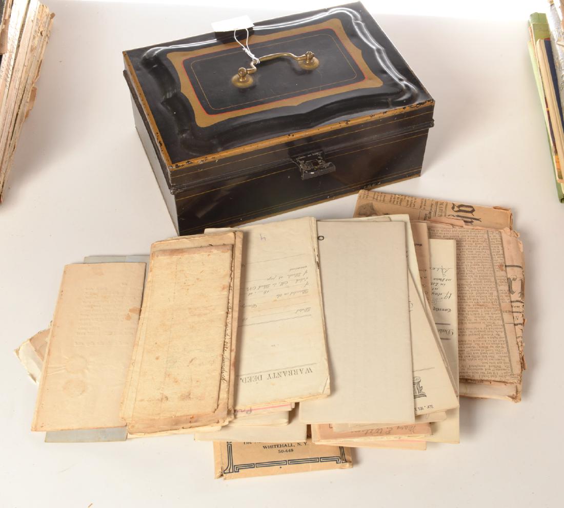 Group NY deeds & documents 1811-1930s (1 of 5)