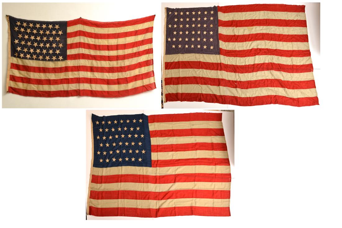 (3) Historic U.S. flags, 45 stars, 1896-1908 (1 of 10)