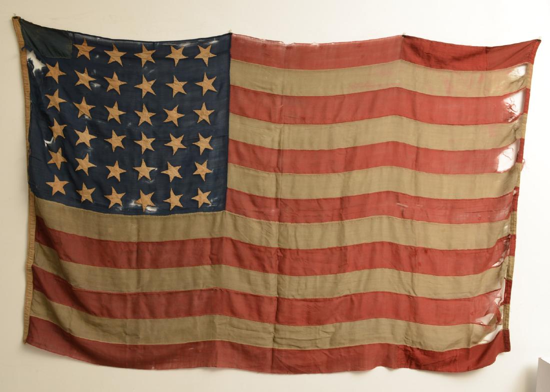 36 star Civil War era U.S. flag, 18651867