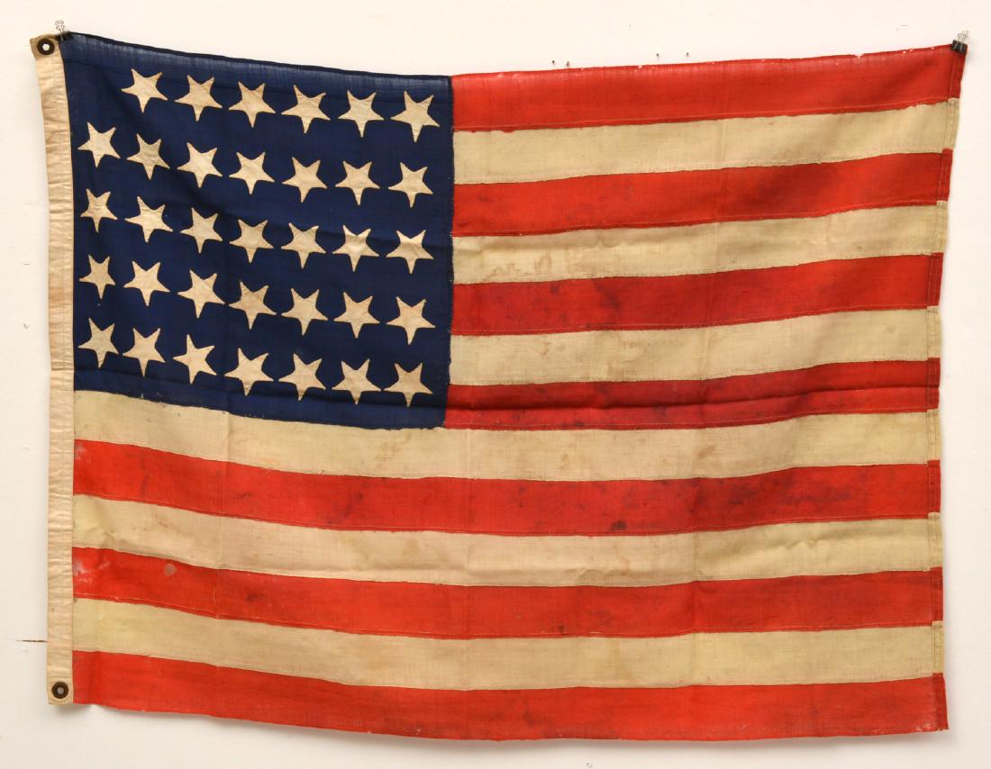 34 star Civil War U.S. flag 18611863