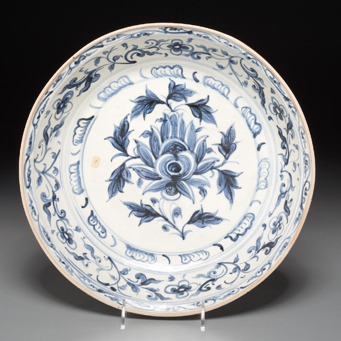 Ming Era blue and white charger (1 of 6)
