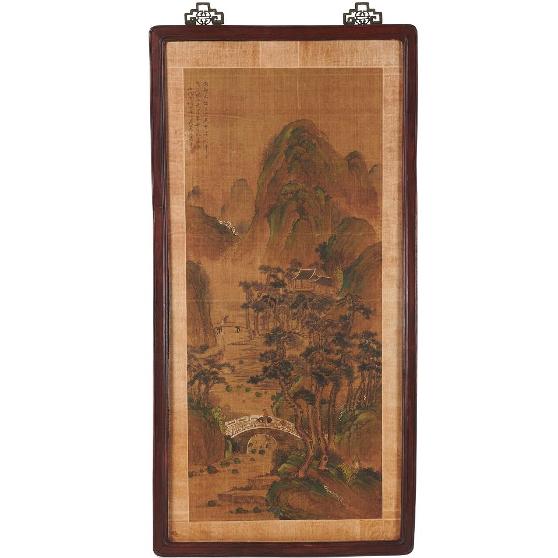 Chinese School, scroll painting (1 of 8)