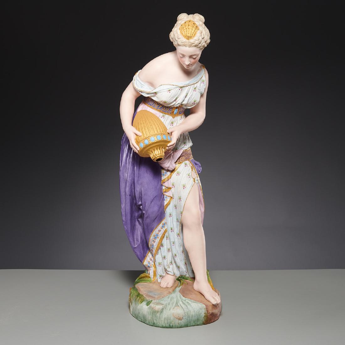 Large Chelsea biscuit porcelain figure (1 of 9)