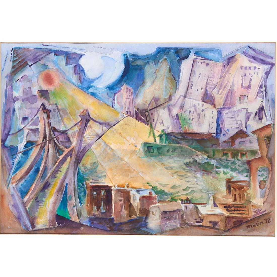 John Marin (attrib.), painting, 1932 (1 of 5)