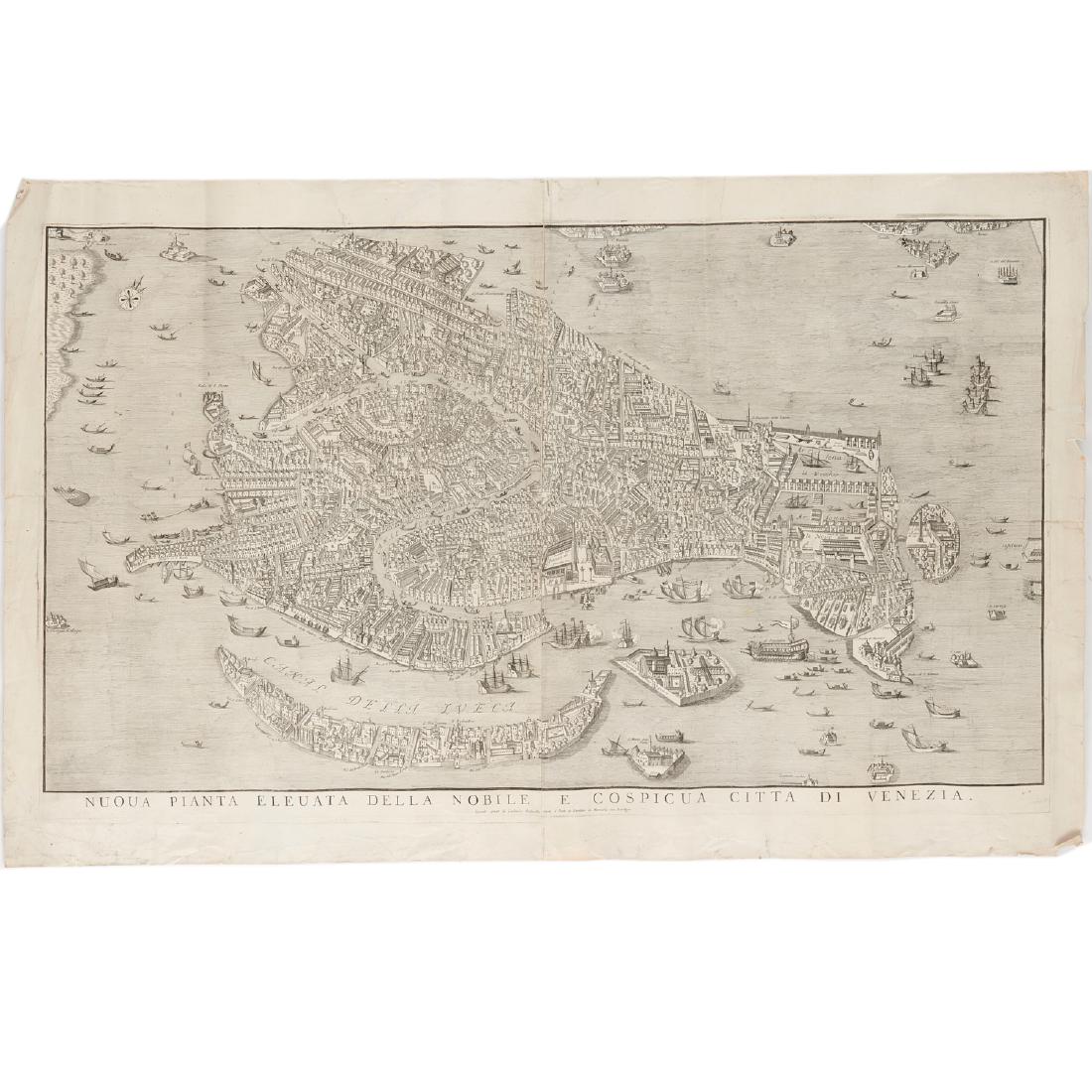 Ludovico Furlanetto, map of Venice (1 of 10)