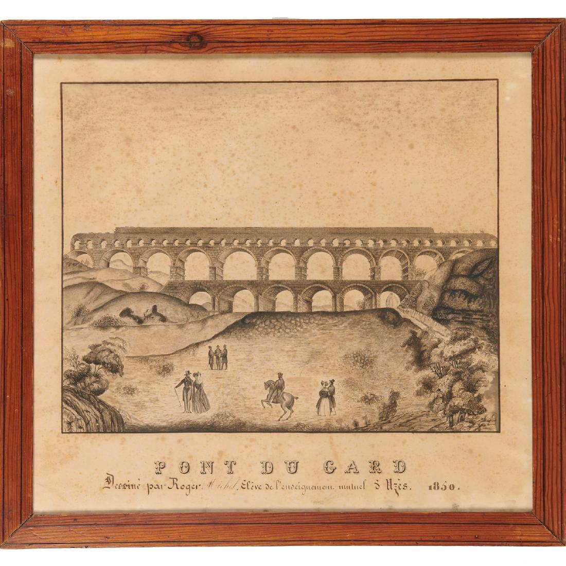 French School, drawing, 1850 (1 of 8)