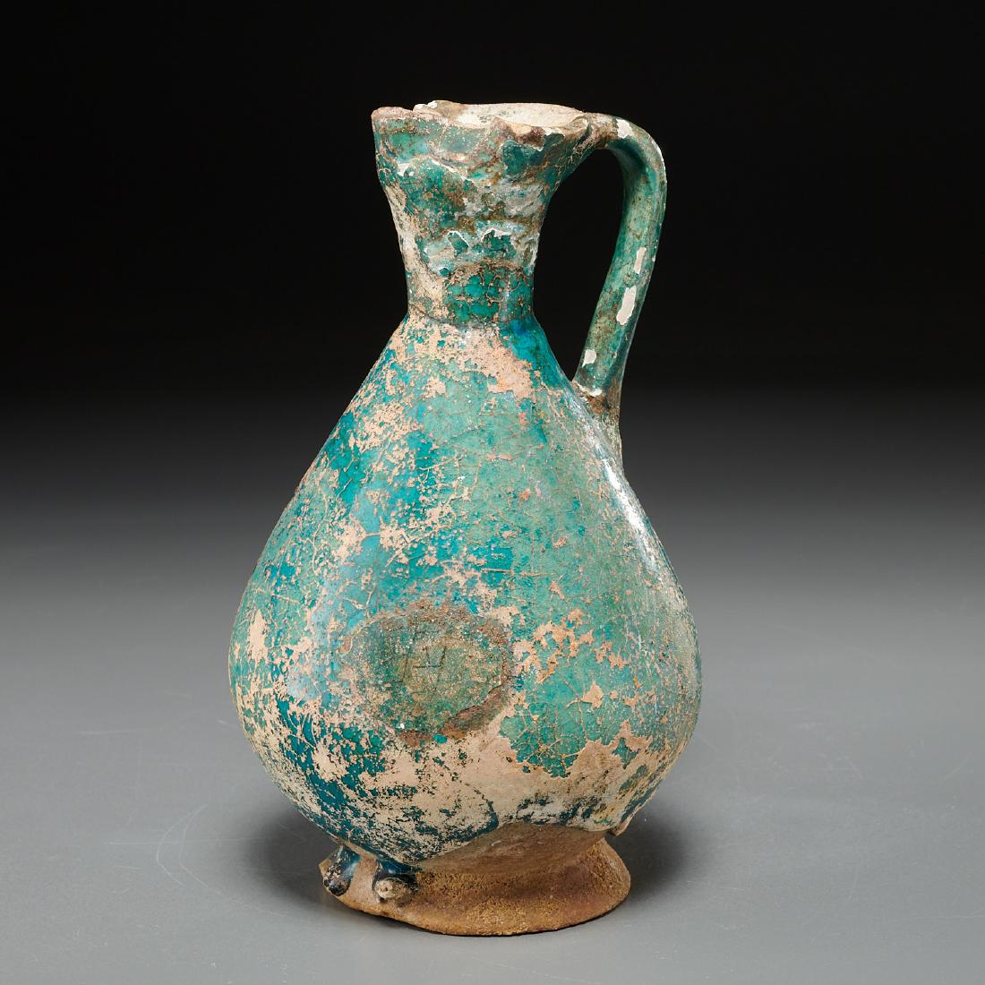 Early Persian Kashan ewer (1 of 6)