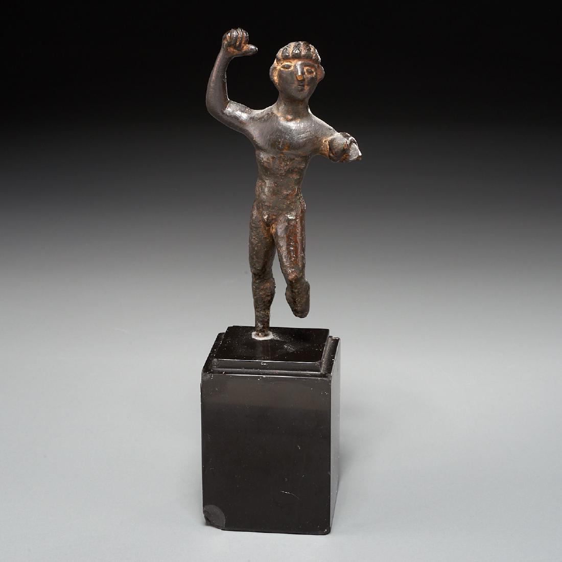 Etruscan bronze figure of Hercules (1 of 6)