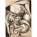 Jean Jacques Lebel, diptych drawing, 1958 - 3