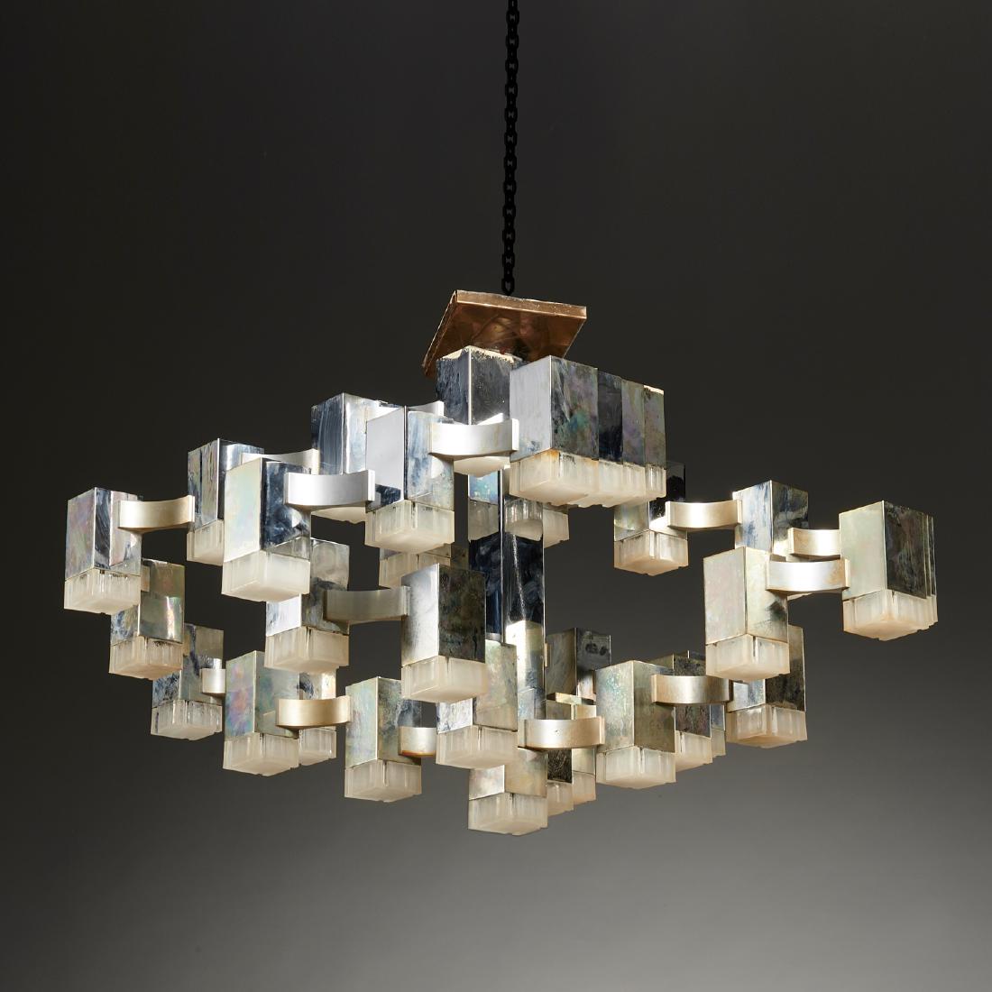 Gaetano Sciolari, 37-light "Cubic" chandelier (1 of 6)