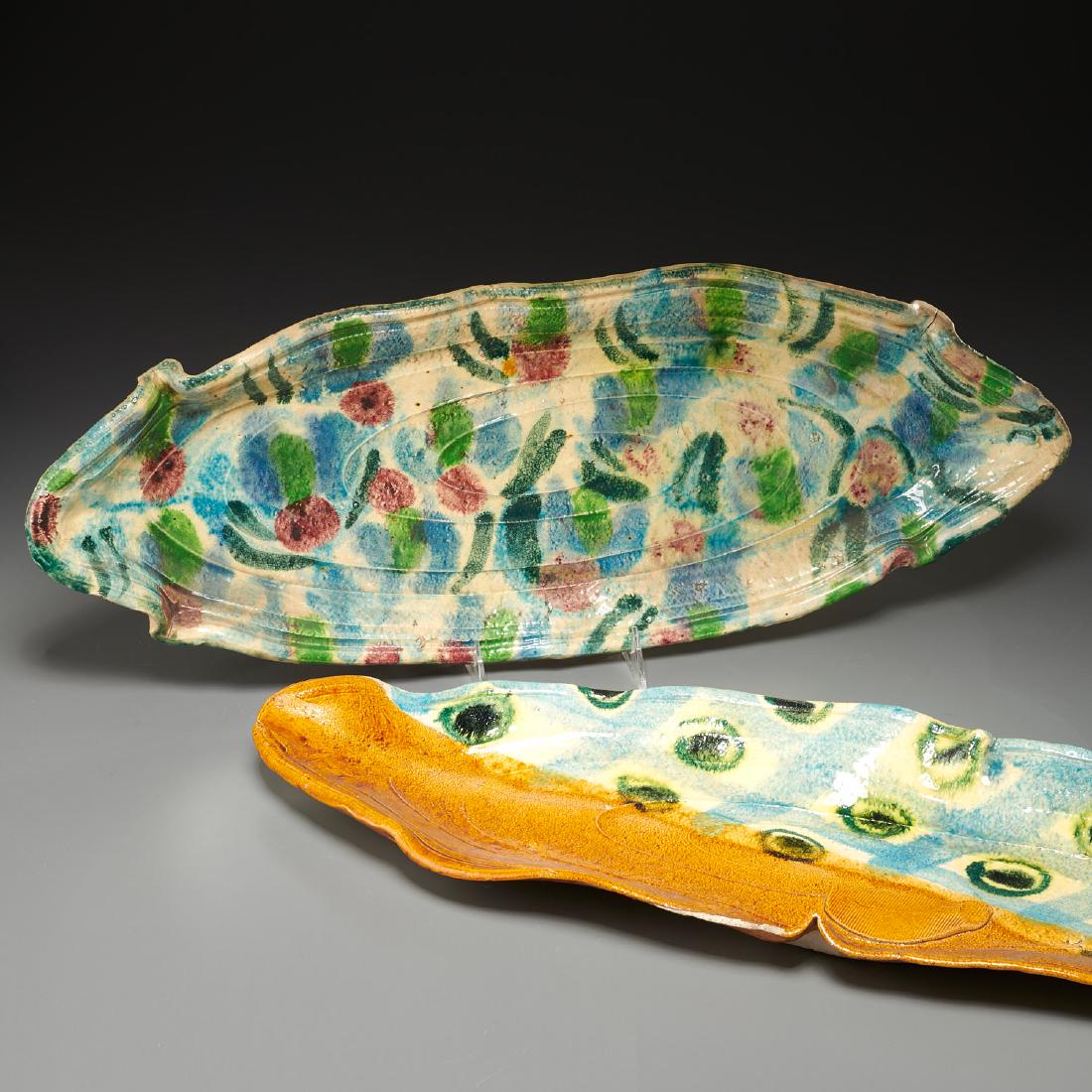 Betty Woodman, (2) trays (1 of 7)