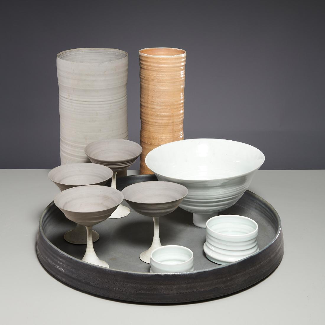 James Makins, group (10) ceramic table items (1 of 10)