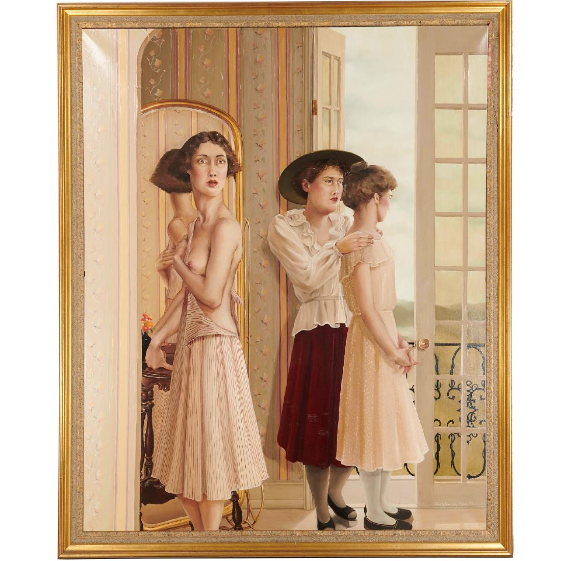 Claire Klarewicz-Okser, large scale painting, 1983 (1 of 10)