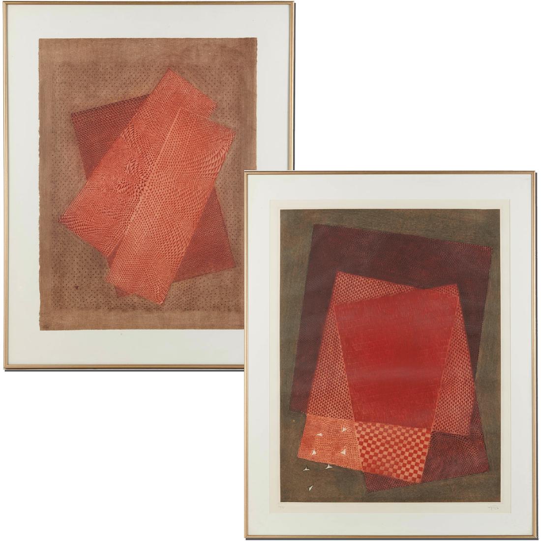 Arthur Luiz Piza, (2) etchings (1 of 10)