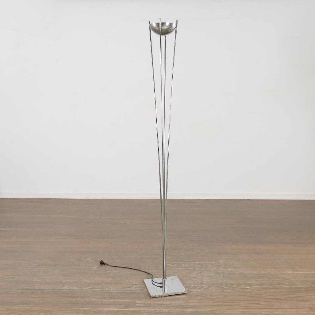 Robert Sonneman chrome torchiere floor lamp (1 of 5)