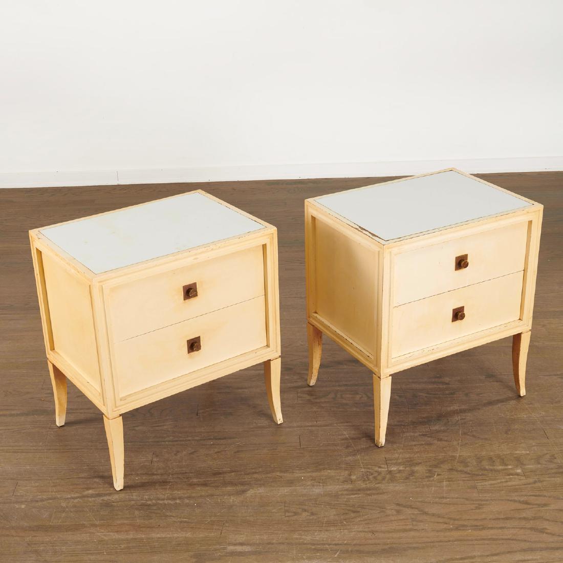 Tommi Parzinger, pair bedside tables (1 of 7)