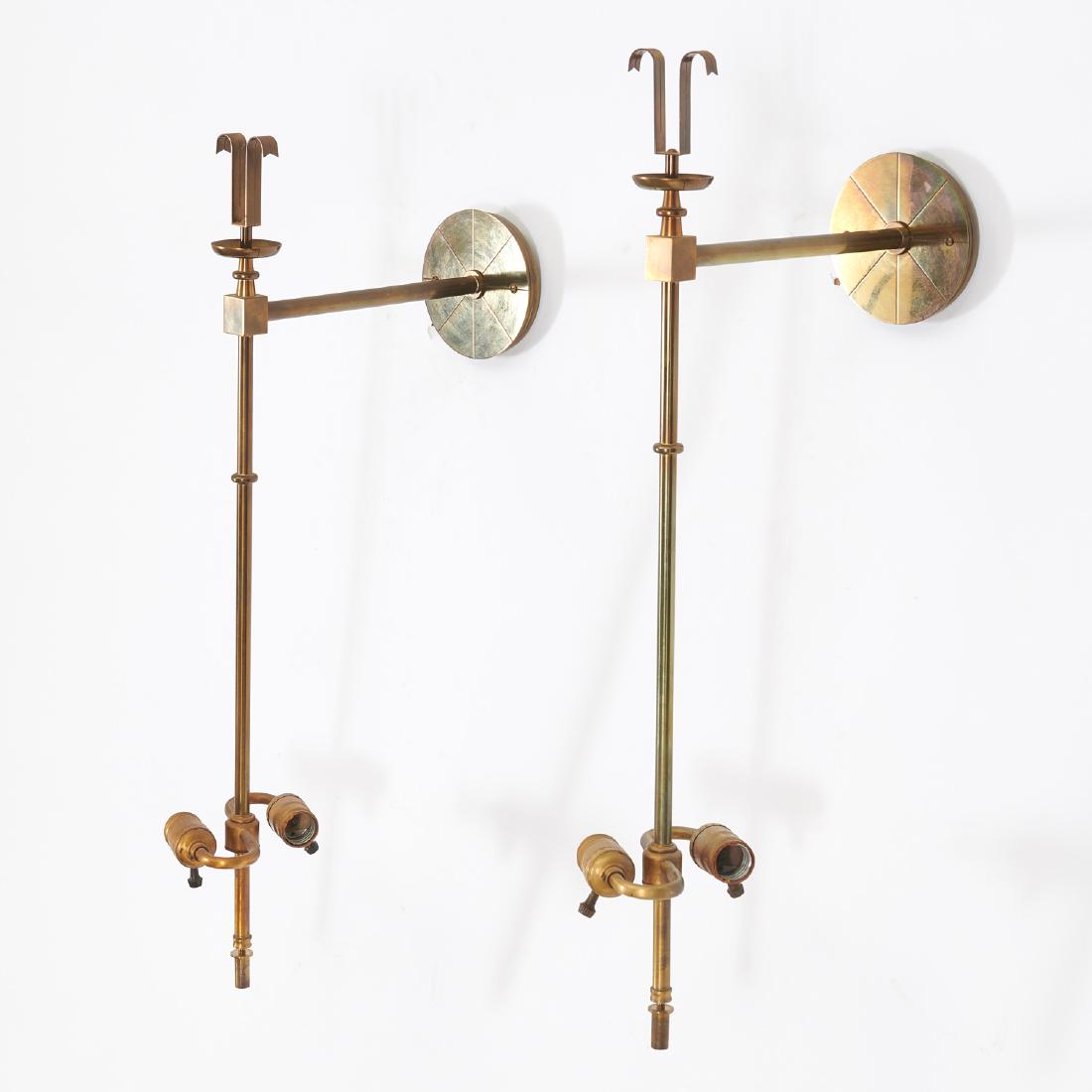 Tommi Parzinger, pair brass wall sconces (1 of 6)