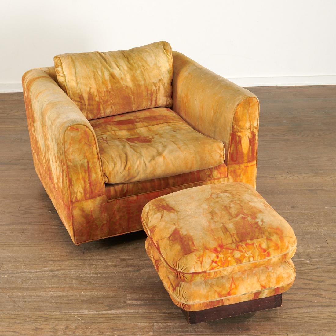 Tommi Parzinger, easy chair with ottoman (1 of 6)