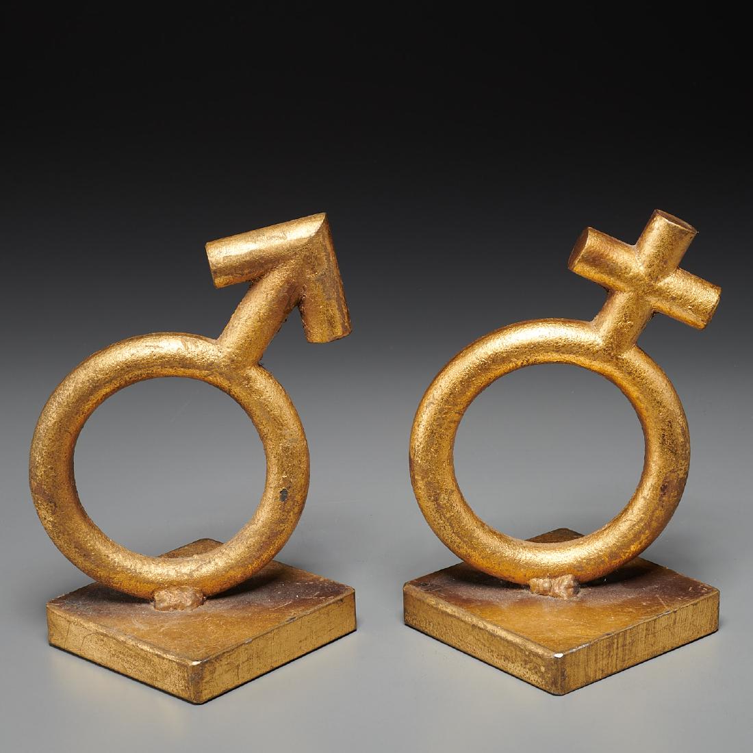 Curtis Jere, "Sexes" bookends (1 of 9)