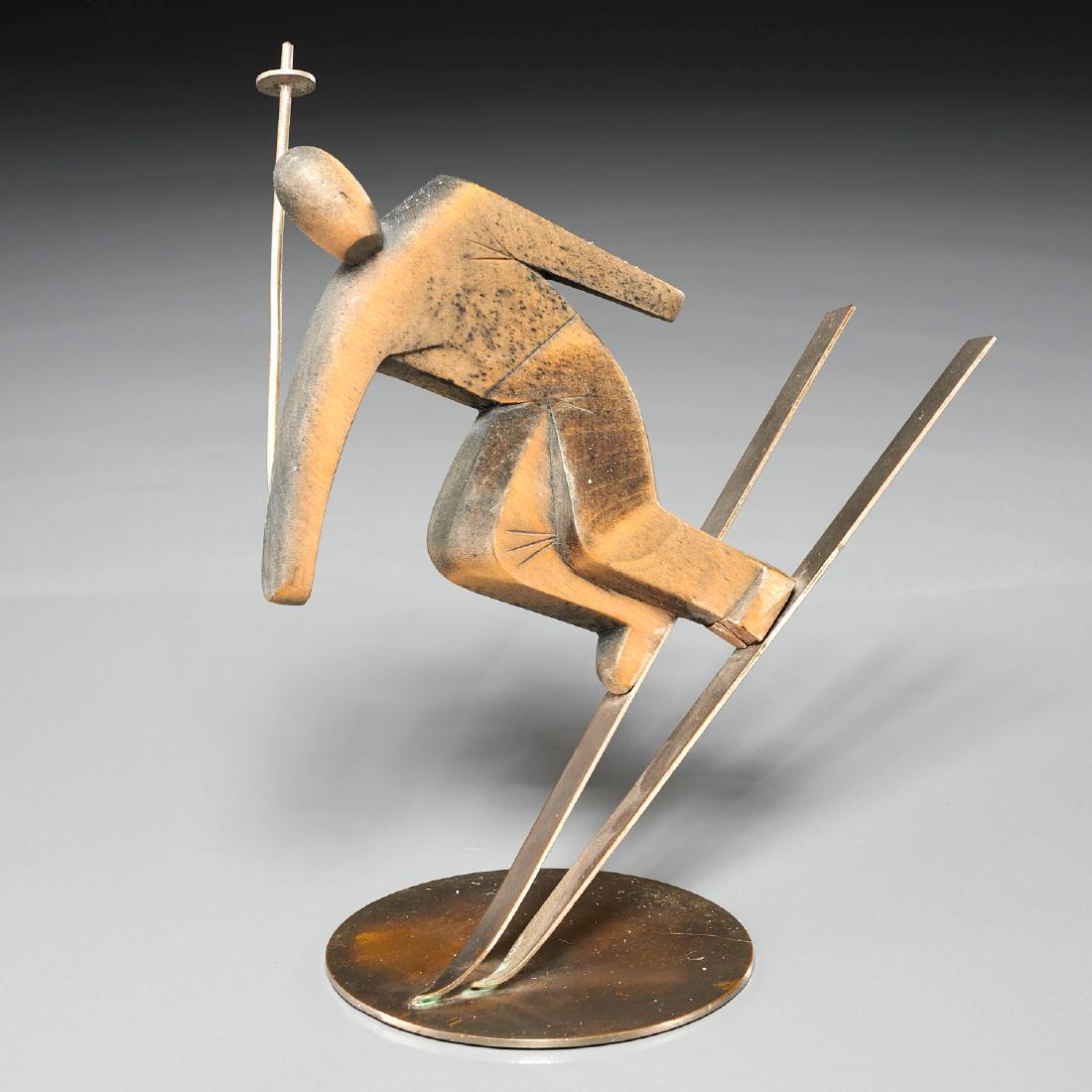 Hagenauer Art Deco ski figure (1 of 10)