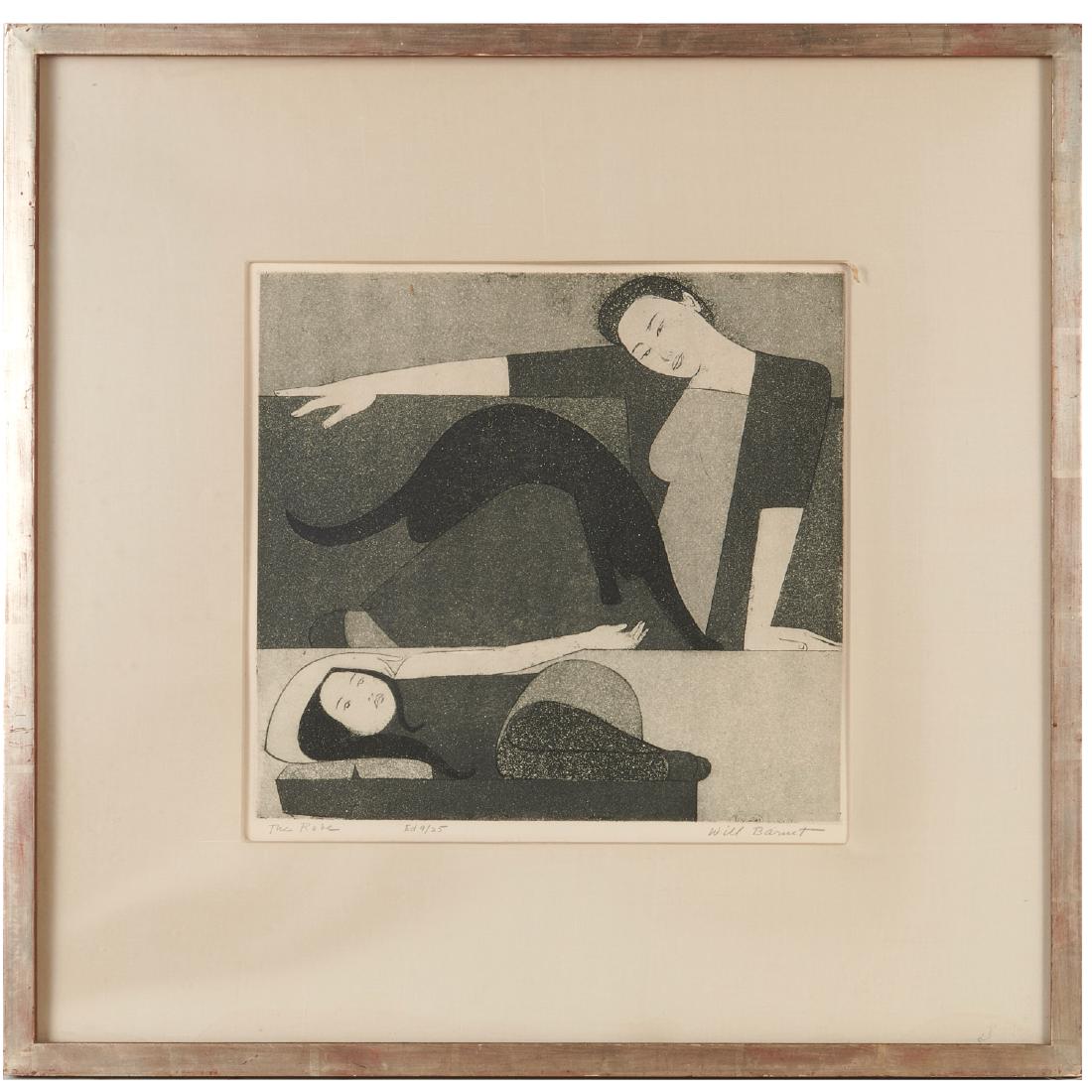 Will Barnet, etching, 1971 (1 of 10)