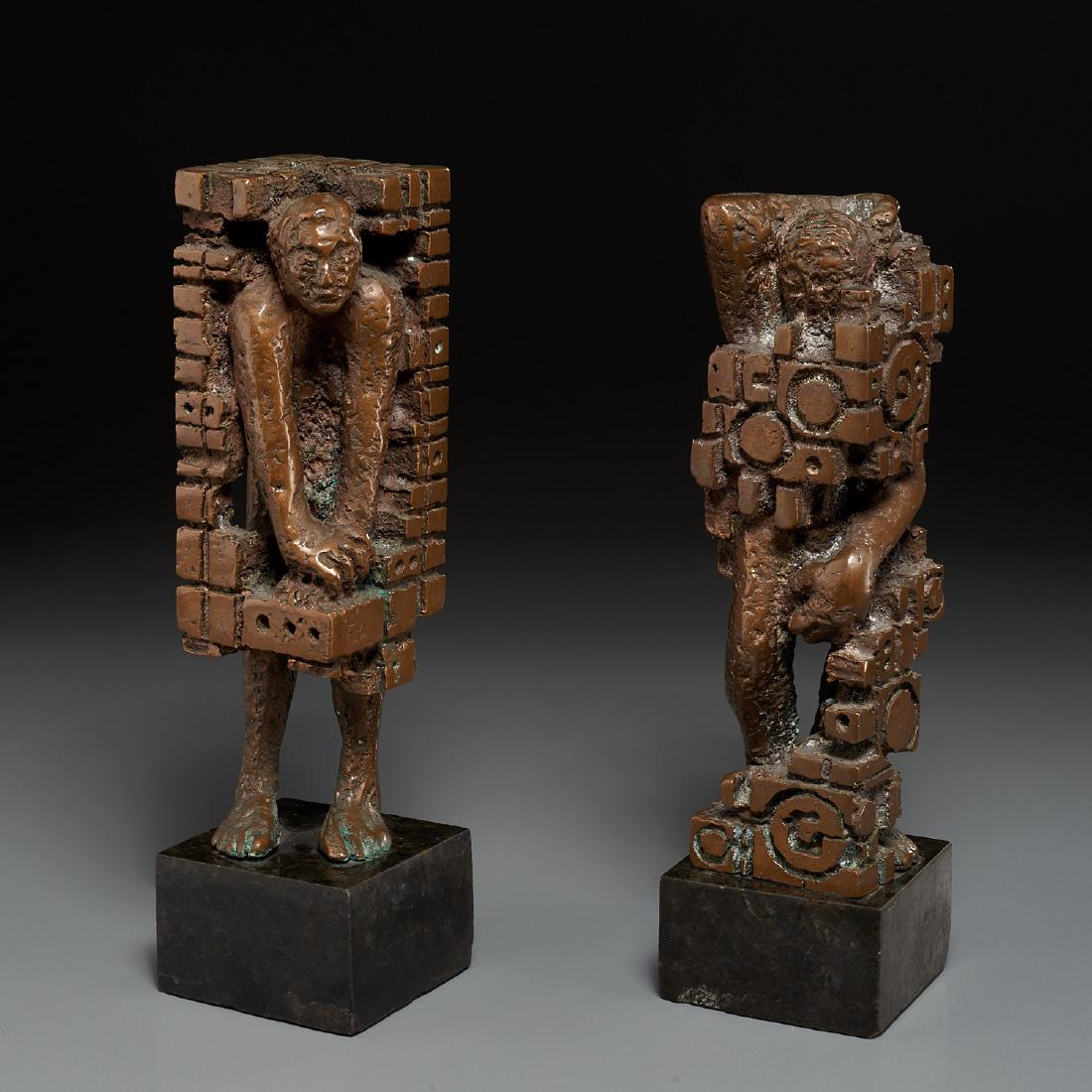 Ernest Bottomley, (2) sculptures (1 of 7)