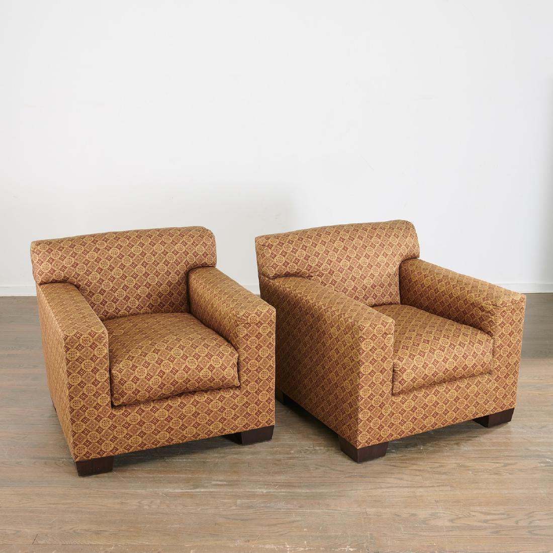 Peter Marino pair custom club chairs (1 of 6)