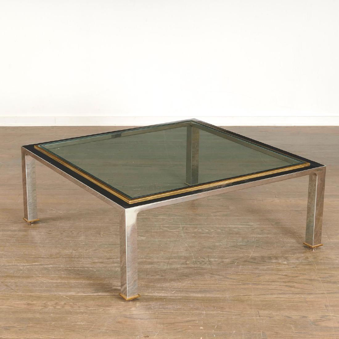 Romeo Rega brass and chrome coffee table (1 of 6)